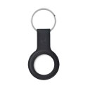 Crong Silicone Case with Key Ring - Brelok do Apple AirTag (czarny)