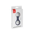 Crong Silicone Case with Key Ring - Brelok do Apple AirTag (granatowy)