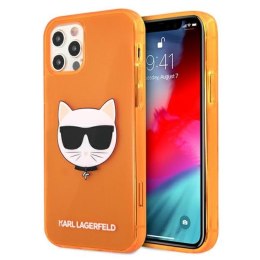 Karl Lagerfeld Choupette Head - Etui iPhone 12 Pro Max (Fluo Orange)