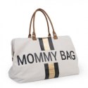 Childhome torba mommy bag paski czarno-złote