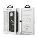 Guess 4G Big Metal Logo - Etui iPhone 12 / iPhone 12 Pro (szary)