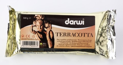 Masa plastyczna Darwi Terracotta 500g