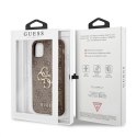 Guess 4G Big Metal Logo - Etui iPhone 11 (brązowy)