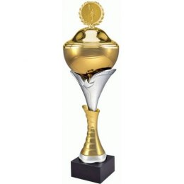 Puchar Metalowy Złoty Z Przykrywką 7135/Cp