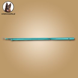 Softline Elegance smycz regulowana, dla psa, morski błękit/petrol, XS: 2.30 m/10 mm