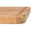 Drewniana Deska do Krojenia z rowkiem 35x25 - Dąb