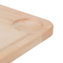 Drewniana Deska do Krojenia z rowkiem i dołkiem 40x30 - Buk
