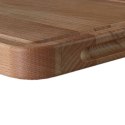 Drewniana deska do Krojenia z rowkiem (Blok) 34x24 - Buk
