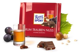 Ritter Sport Rum Raisins Hazelnuts 100 g
