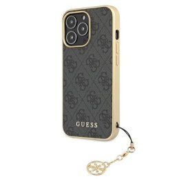 Guess 4G Charms Collection - Etui iPhone 13 Pro (szary)