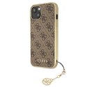 Guess 4G Charms Collection - Etui iPhone 13 (brązowy)