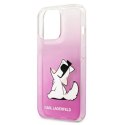 Karl Lagerfeld Choupette Fun - Etui iPhone 13 Pro Max (różowy)