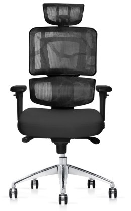 Fotel ergonomiczny ANGEL biurowy obrotowy dakOta czarny