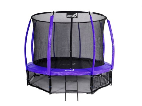 Trampolina Ogrodowa 312cm/10ft fioletowa Maxy Comfort PLUS z Wewnętrzną siatką