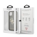 Guess Glitter 4G Big Logo - Etui iPhone 13 mini (czarny)