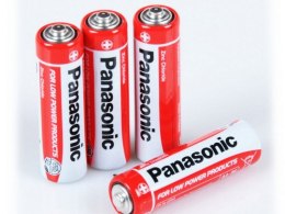 Bateria Cynkowo-węglowa Panasonic 1,5V R6 AA - Blister 4 Sztuki