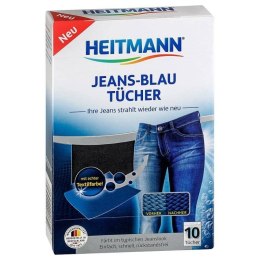 Heitmann jeans-blau chusteczki farbujące do jeansu 10 szt